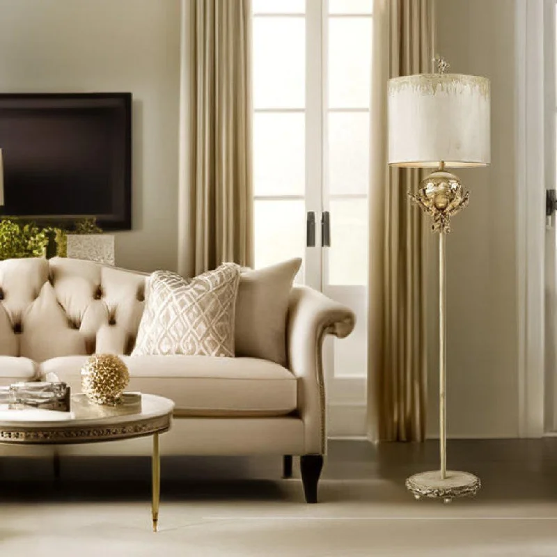 Victorian Style Floor Lamp for Traditional and Elegant InteriorsTrellis Floor Lamp Putty Patina and Silver Leaf Victorian Style Floor Lamp for Traditional and Elegant InteriorsTrellis Floor Lamp Putty Patina and Silver Leaf