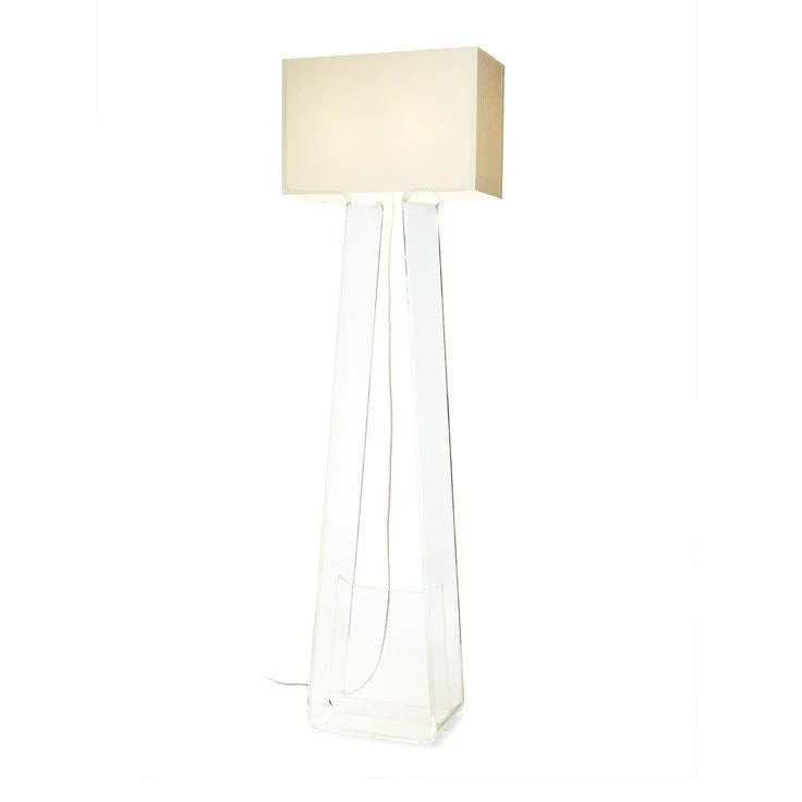 White shade Clear body