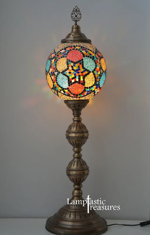 Adjustable Height Floor Lamp for Versatile Lighting NeedsTurkish Mosaic lamp Moroccan Style Floor Lamp