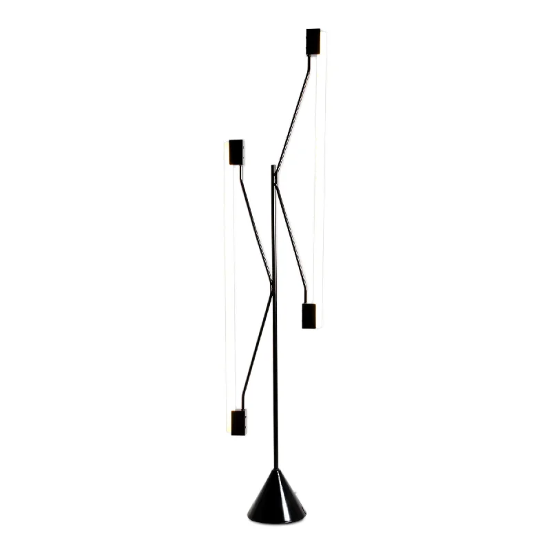 Victorian Style Floor Lamp for Traditional and Elegant InteriorsTwo Tubes Floor Lamp - Black Victorian Style Floor Lamp for Traditional and Elegant InteriorsTwo Tubes Floor Lamp - Black