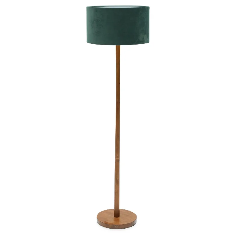 Marble Base Floor Lamp for a Touch of LuxuryWood Floor Lamp with Green Velvet Shade Marble Base Floor Lamp for a Touch of LuxuryWood Floor Lamp with Green Velvet Shade
