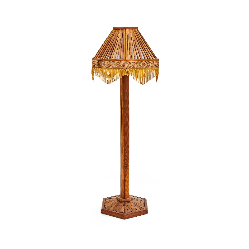 Way Switch Floor Lamp for Multiple Light Intensity LevelsWood Southwestern Floor Lamp Way Switch Floor Lamp for Multiple Light Intensity LevelsWood Southwestern Floor Lamp