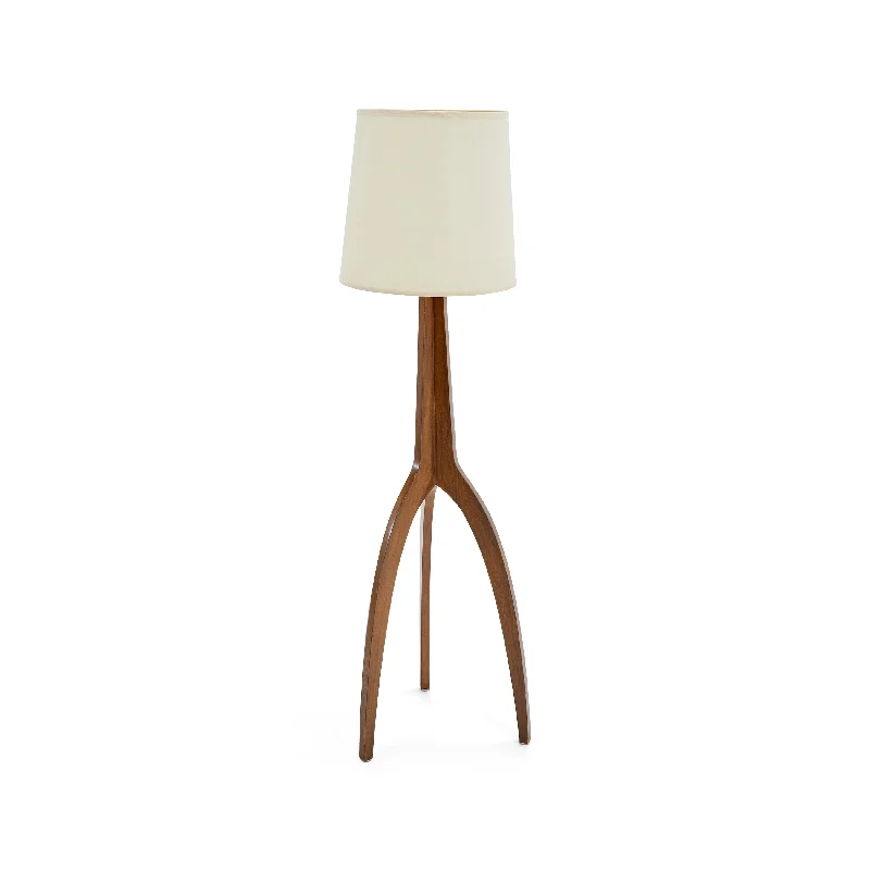 Smart Floor Lamp with Voice Control and Bluetooth ConnectivityWood Modern Tripod Floor Lamp Smart Floor Lamp with Voice Control and Bluetooth ConnectivityWood Modern Tripod Floor Lamp