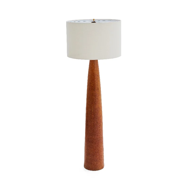Rustic Farmhouse Style Floor Lamp for Cozy BedroomsWood Modern Pillar Floor Lamp with White Shade Rustic Farmhouse Style Floor Lamp for Cozy BedroomsWood Modern Pillar Floor Lamp with White Shade