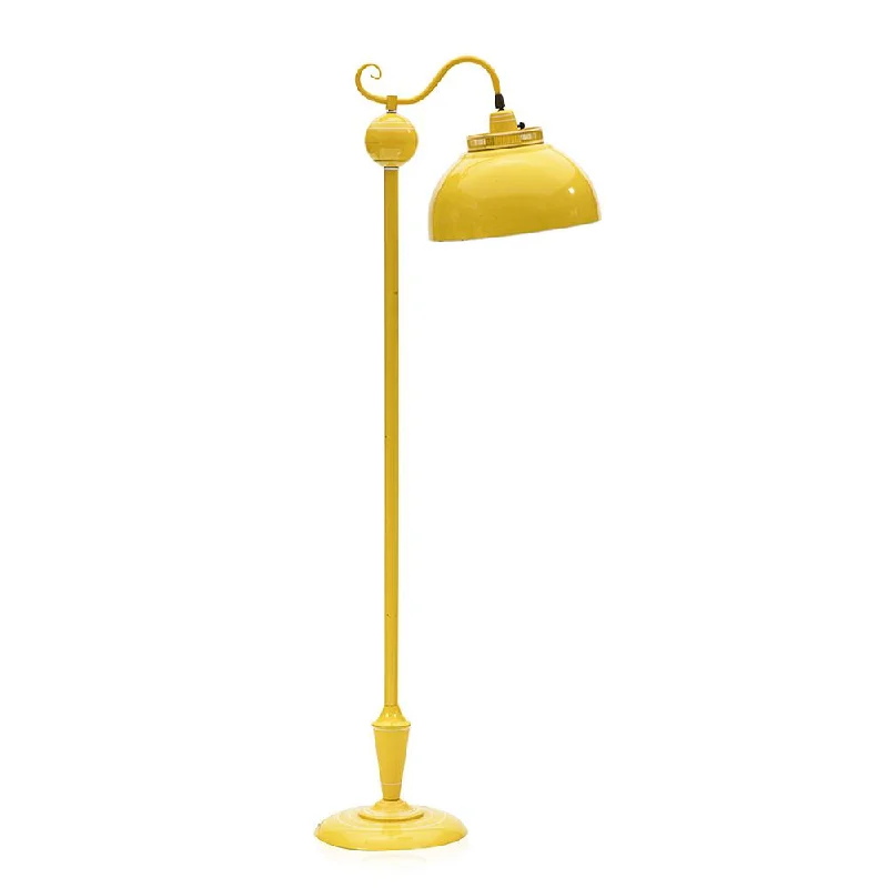 Metal Floor Lamp with a Matte Black Finish for a Sleek LookYellow Stella Floor Lamp Metal Floor Lamp with a Matte Black Finish for a Sleek LookYellow Stella Floor Lamp