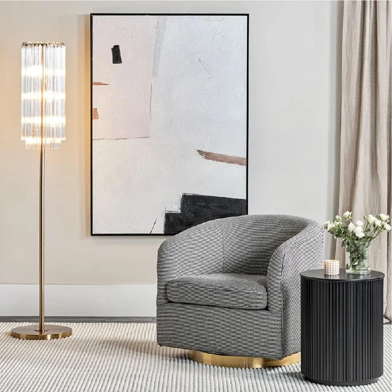 Marble Base Floor Lamp for a Touch of LuxuryZara Floor Lamp 4Lt in Brass