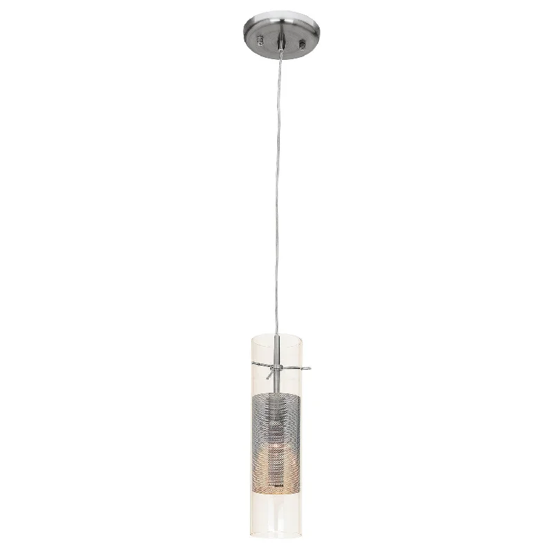 Art Deco Ceiling Lights with Geometric Patterns and Metallic FinishesOne Light Pendant