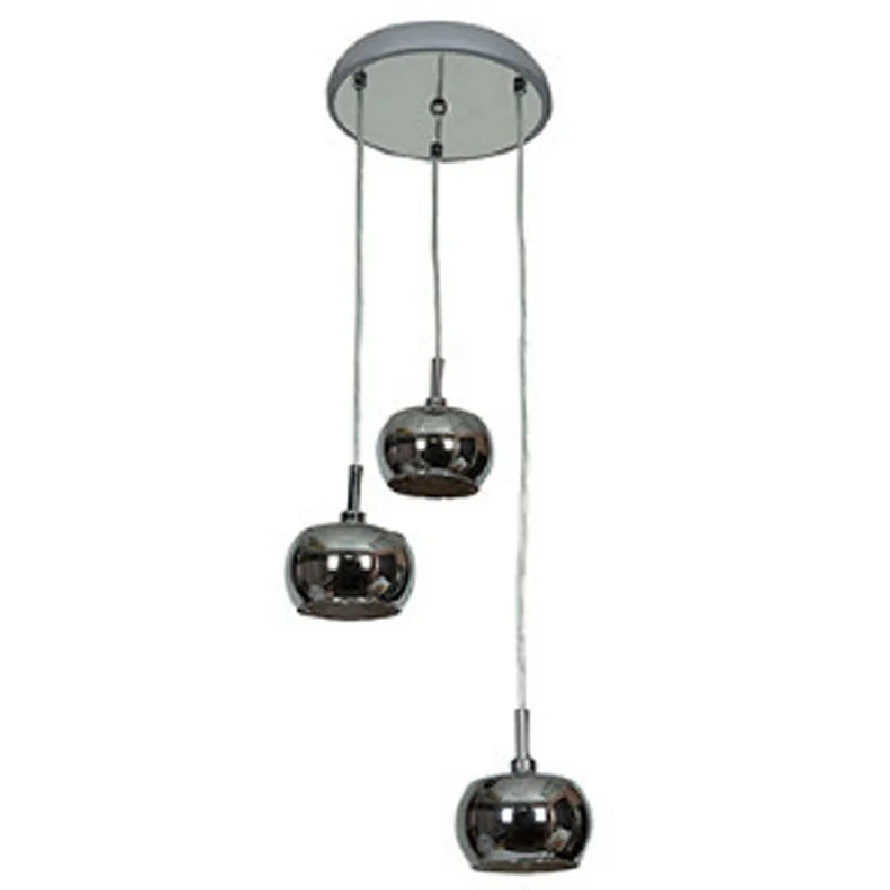 Mediterranean - Style Ceiling Lights with Terra - Cotta and Ceramic DetailsThree Light Pendant