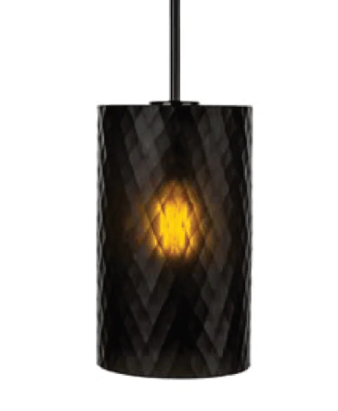 Industrial Style Ceiling Lights with Exposed Bulbs and Metal CagesAmber Pendant - Tall (Wholesale Price)