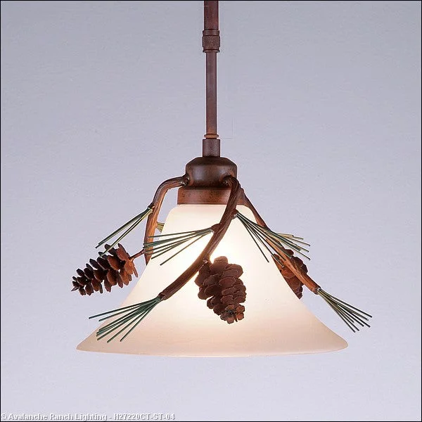 Rustic Ceiling Lights with Reclaimed Wood and Distressed FinishesMini Pendants - Rod