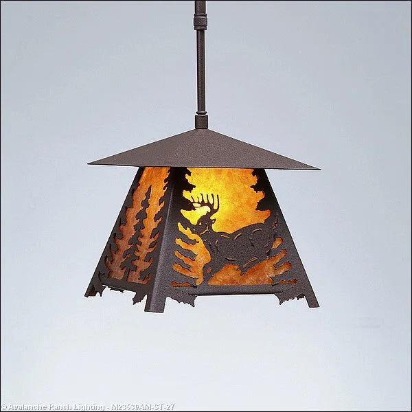 Metal Ceiling Lights in Brass, Copper, Stainless Steel, and IronMini Pendants - Rod