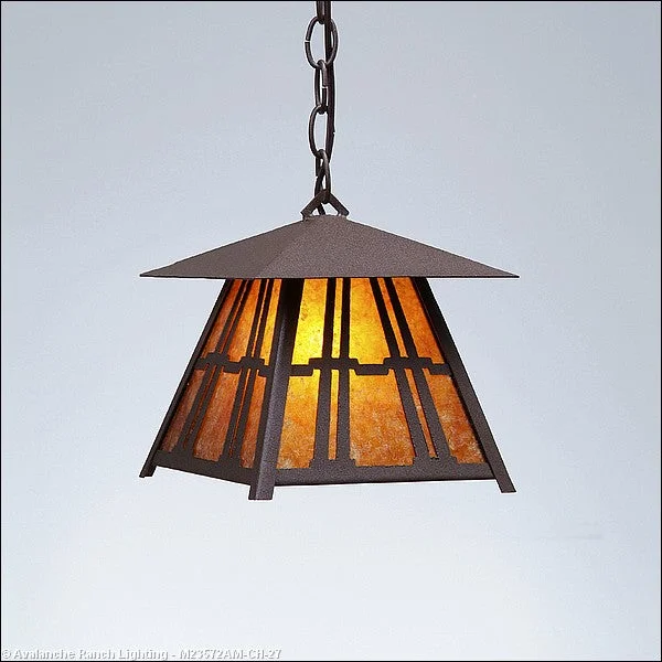 Tropical - Themed Ceiling Lights with Palm - Leaf Shapes and Rattan WrapsMini Pendants - Chain
