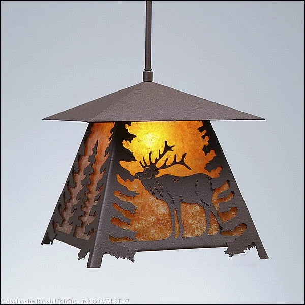 Steampunk Ceiling Lights with Gears, Cogs, and Brass AccentsMini Pendants - Rod