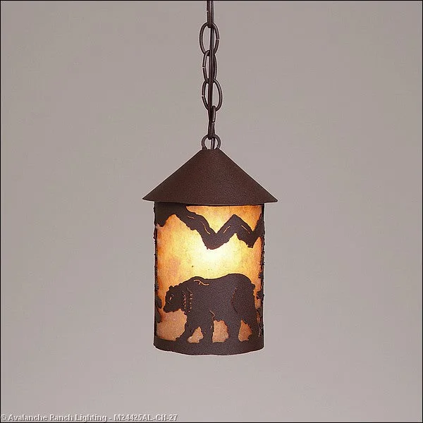 Glass Ceiling Lights with Frosted, Colored, or Etched GlassMini Pendants - Chain