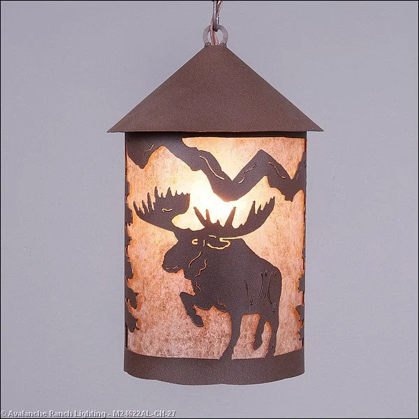 Glass Ceiling Lights with Frosted, Colored, or Etched GlassMini Pendants - Chain