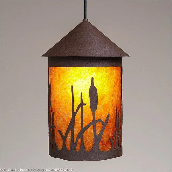 Glass Ceiling Lights with Frosted, Colored, or Etched GlassMini Pendants - Rod