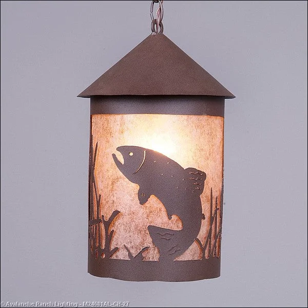 Bohemian Ceiling Lights with Beads, Tassels, and Colorful GlassMini Pendants - Chain