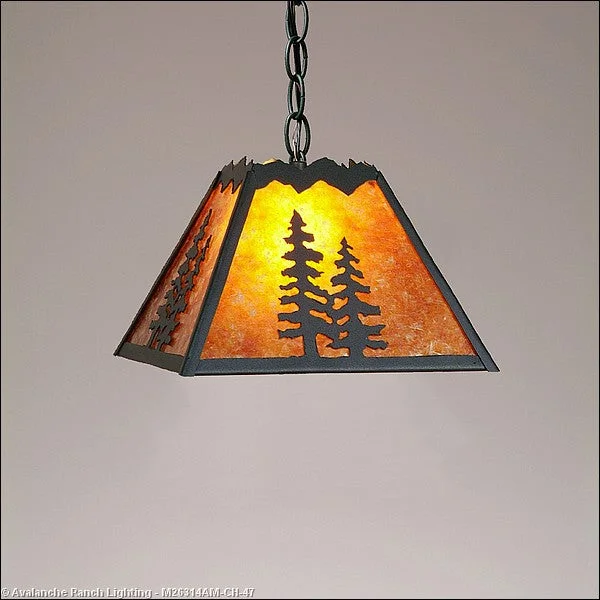 Art Nouveau Ceiling Lights with Organic, Flowing ShapesMini Pendants - Chain