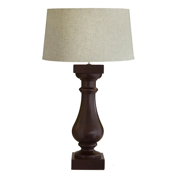 metal table lamps with a matte black finish for a sleek appearanceBaroque table lamp