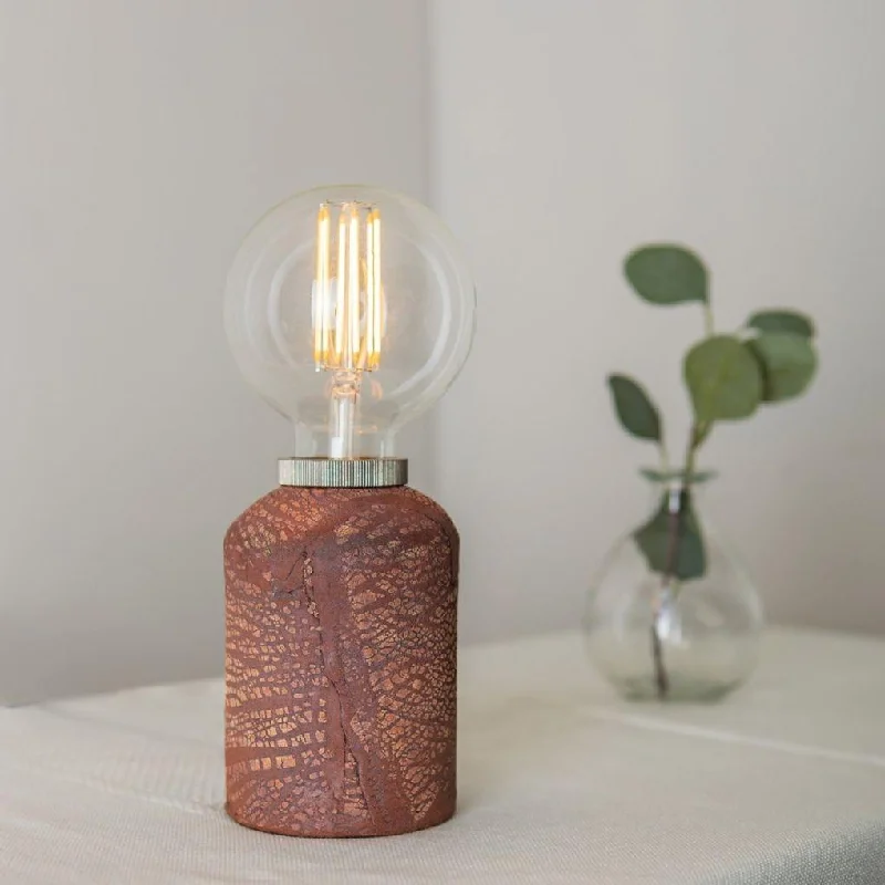 coastal style table lamps with nautical elements for beach housesBixa Small Ceramic Table Lamp - Red Iron - Mullan Lighting coastal style table lamps with nautical elements for beach housesBixa Small Ceramic Table Lamp - Red Iron - Mullan Lighting