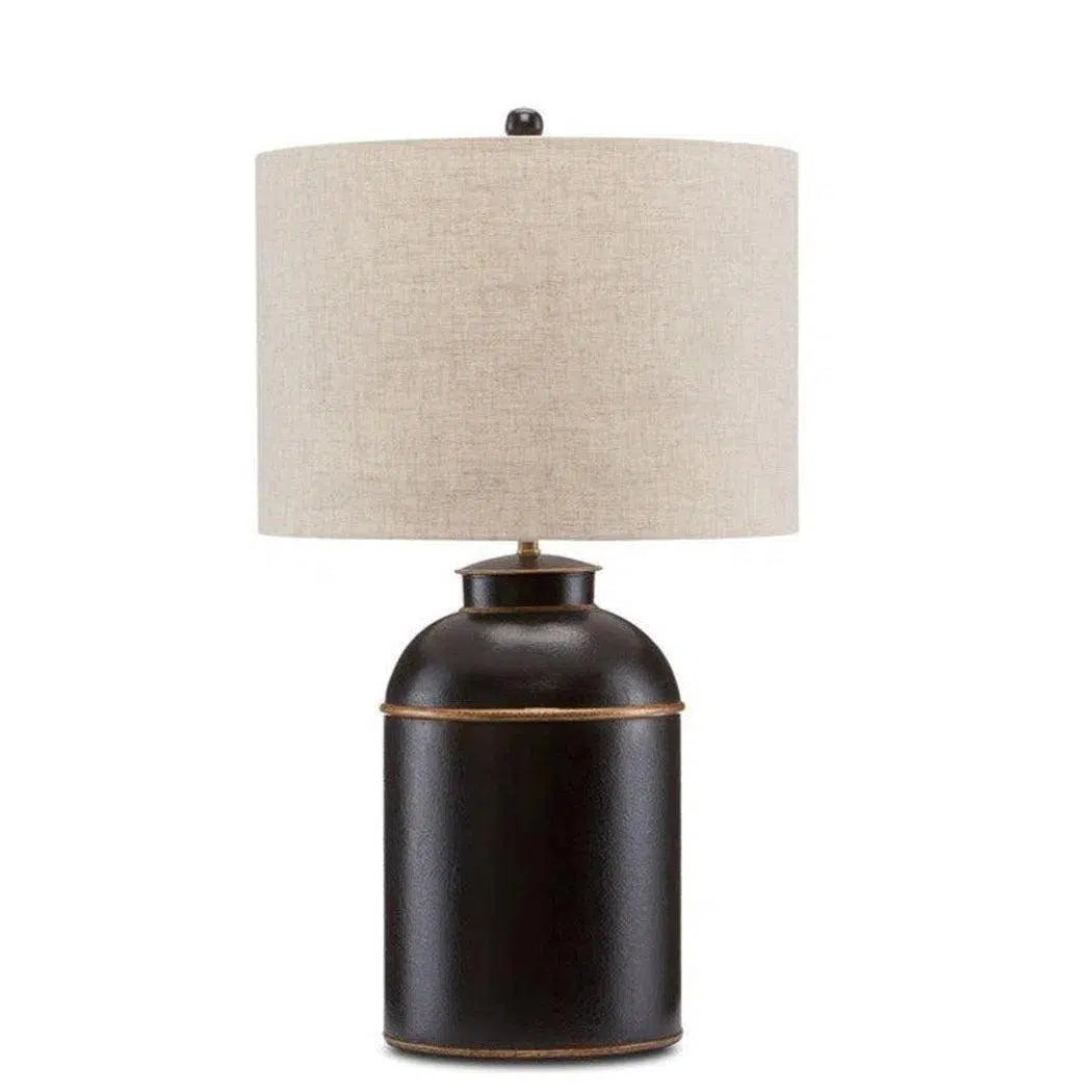 glass table lamps with a frosted surface for soft light diffusionBlack Gold London Black Table Lamp
