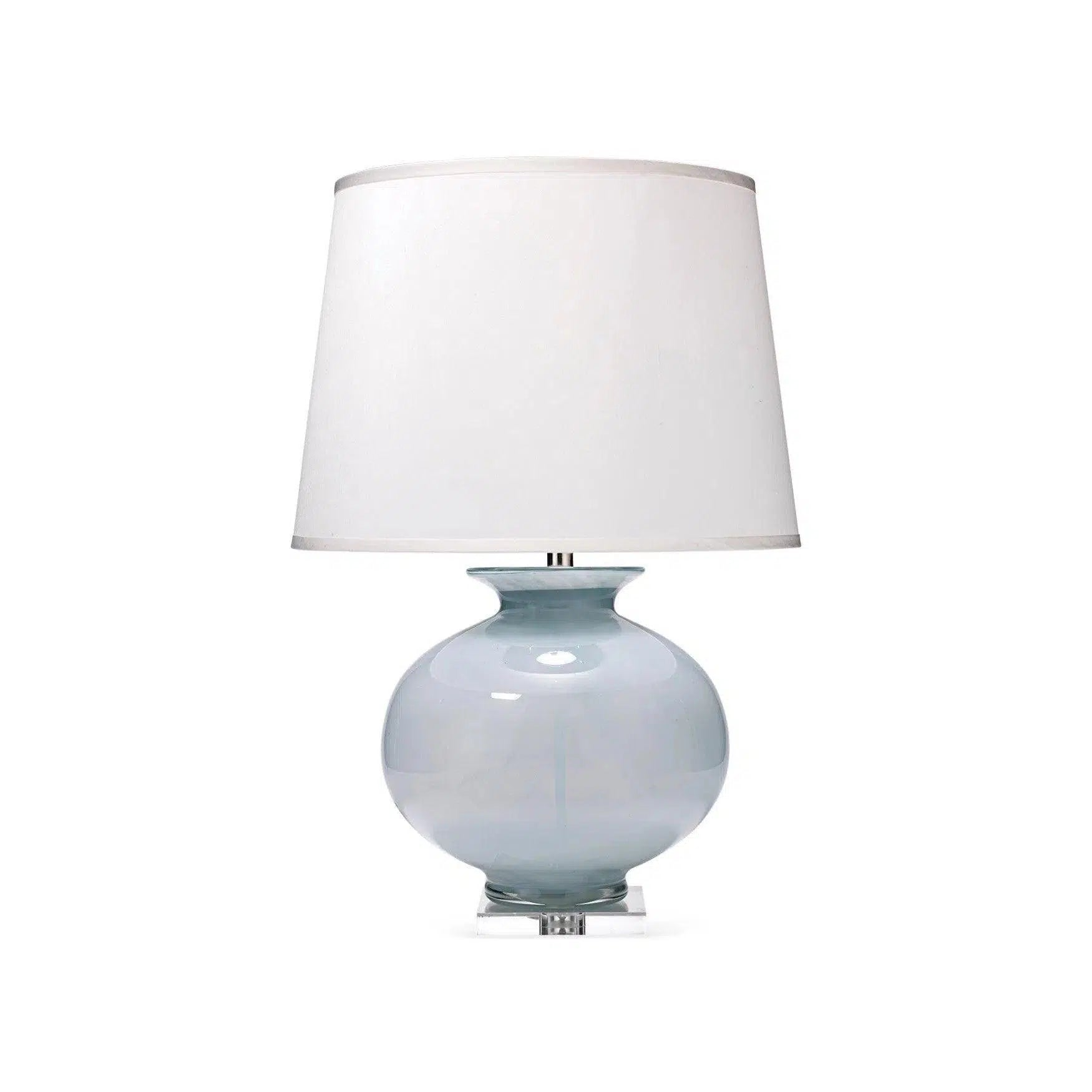 victorian style table lamps with ornate details for traditional homesBlue Glass Acrylic Heirloom Table Lamp