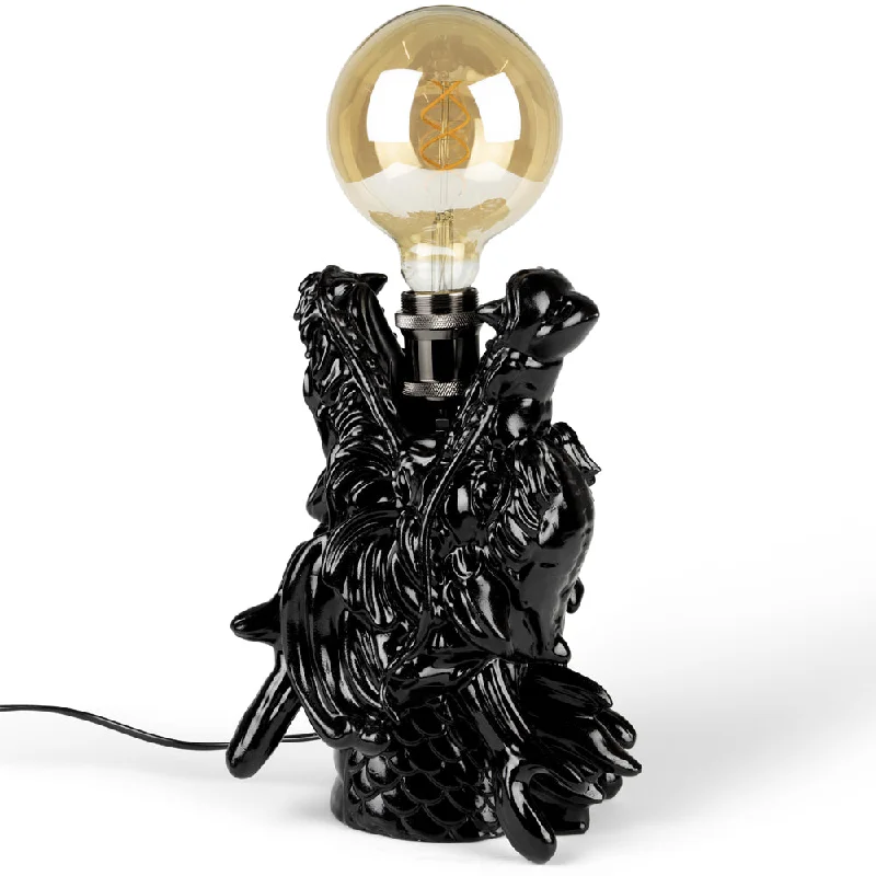 crystal table lamps with dazzling prisms for a glamorous effectBold Monkey Dragonized Bastard Table Lamp