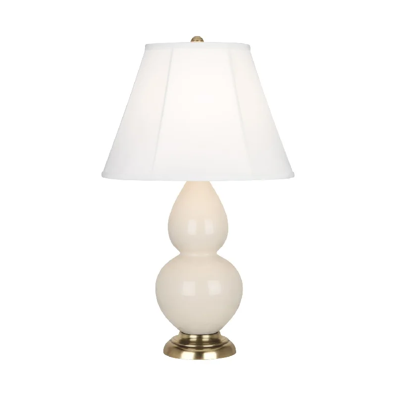wooden table lamps with natural grain for a warm and organic feelBone Glazed Ceramic Double Gourd Accent Lamp wooden table lamps with natural grain for a warm and organic feelBone Glazed Ceramic Double Gourd Accent Lamp