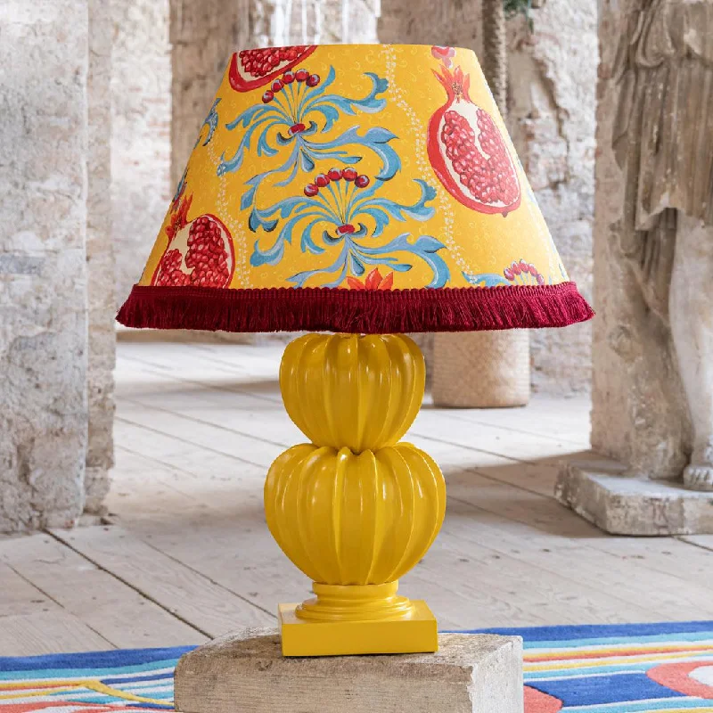 marble table lamps with a luxurious veined pattern for high end decorBotany Yellow Table Lamp & Melagranata Shade - MINDTHEGAP marble table lamps with a luxurious veined pattern for high end decorBotany Yellow Table Lamp & Melagranata Shade - MINDTHEGAP