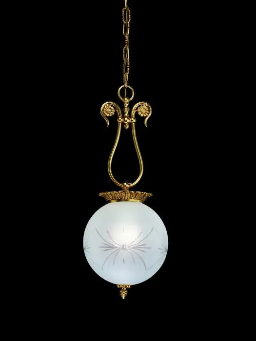 Mid - Century Modern Ceiling Lights with Simple, Sleek LinesCast Brass Ceiling Pendant