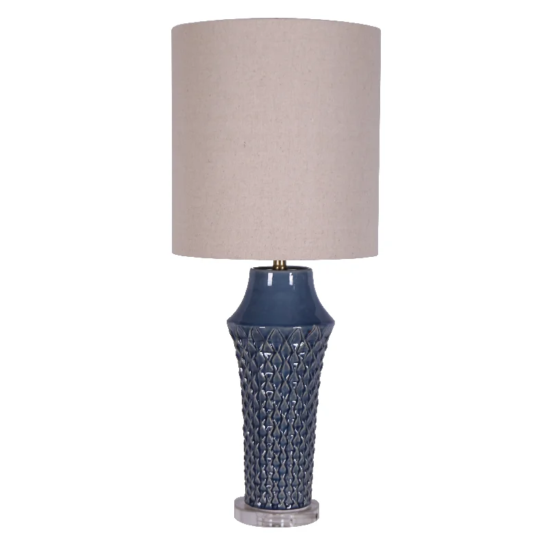 metal table lamps with a matte black finish for a sleek appearanceCERAMIC 34.5" "WEAVE" TABLE LAMP, TEAL metal table lamps with a matte black finish for a sleek appearanceCERAMIC 34.5" "WEAVE" TABLE LAMP, TEAL