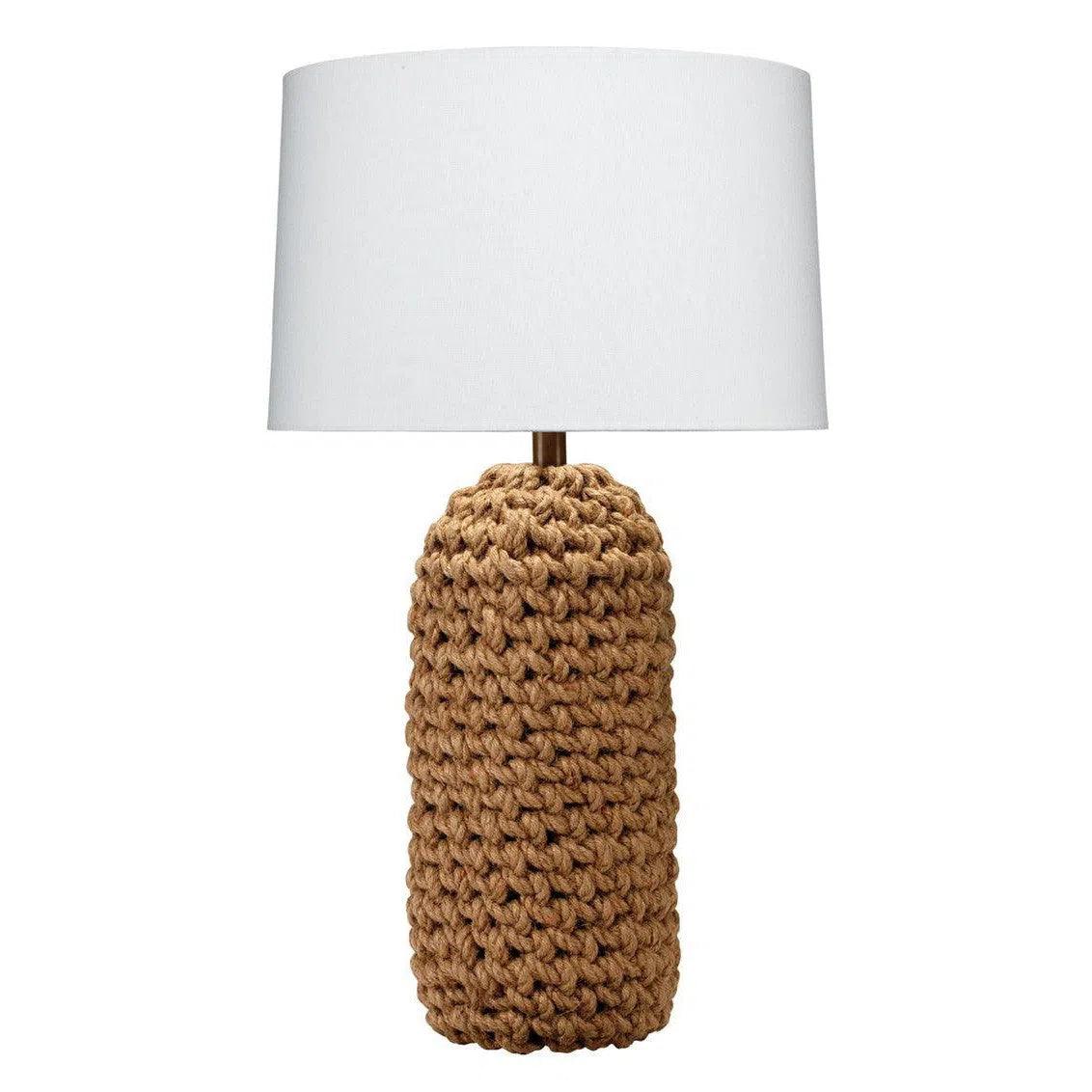 mid century modern table lamps with iconic designs for a stylish studyCoastal Style Brown Rope Lawrence Table Lamp