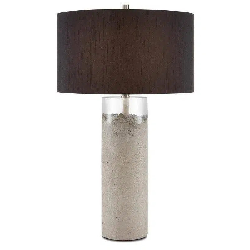 ceramic table lamps with hand painted designs for an artistic touchConcrete Clear Black Edfu Table Lamp ceramic table lamps with hand painted designs for an artistic touchConcrete Clear Black Edfu Table Lamp