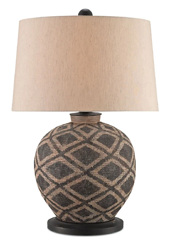 rustic farmhouse table lamps for cozy kitchensAfrikan Table Lamp