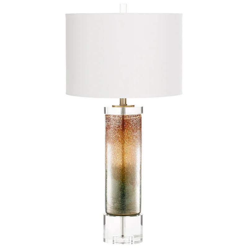 wooden table lamps with natural grain for a warm and organic feelOne Light Table Lamp