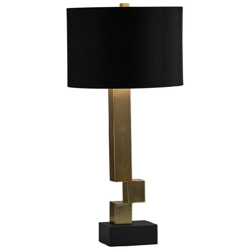 art deco table lamps with geometric shapes for a retro touchOne Light Table Lamp