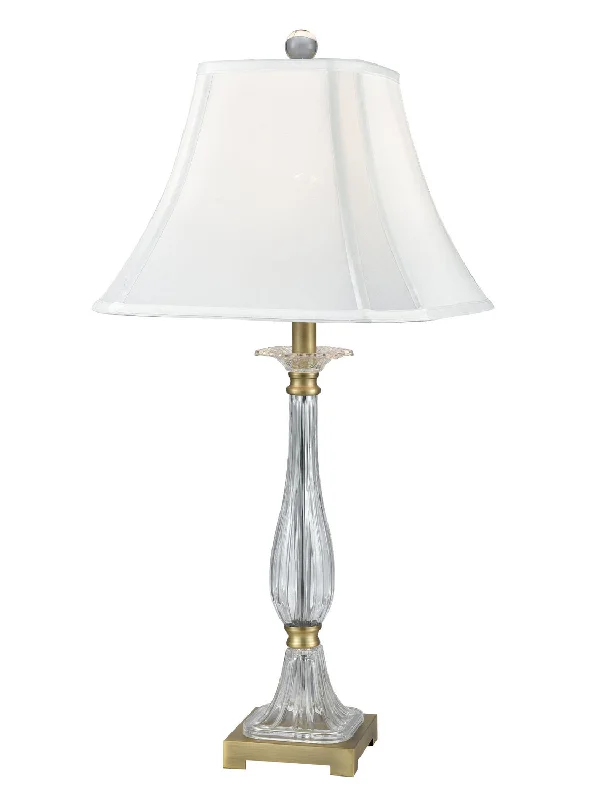 leather table lamps with a distressed texture for a rugged charmOne Light Table Lamp