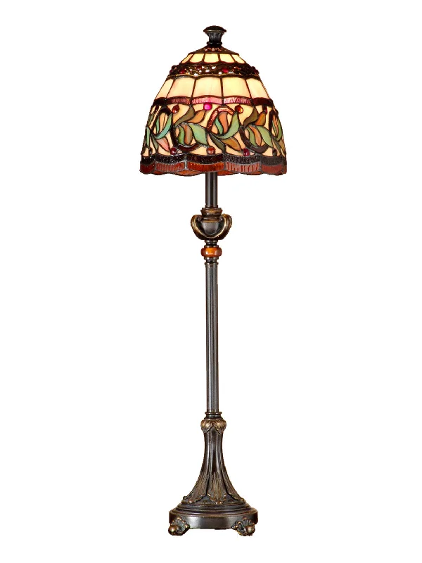 gothic style table lamps with dark finishes for a mysterious lookOne Light Table Lamp