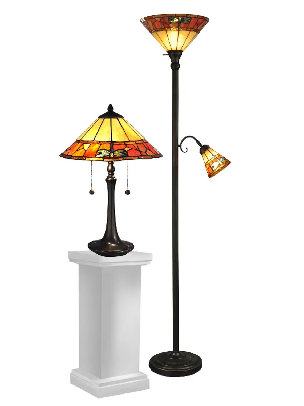 modern minimalist table lamps for contemporary living roomsTable & Floor Lamp Set