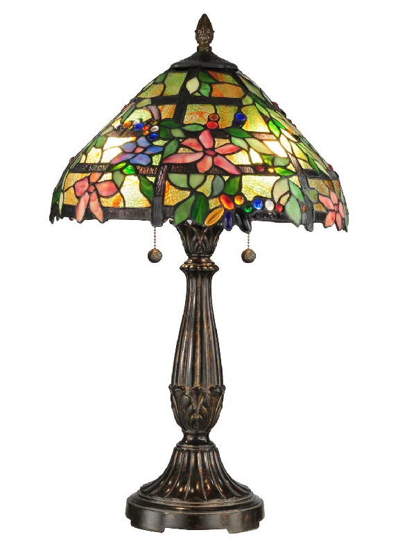 industrial style table lamps with exposed bulbs for loft apartmentsTwo Light Table Lamp
