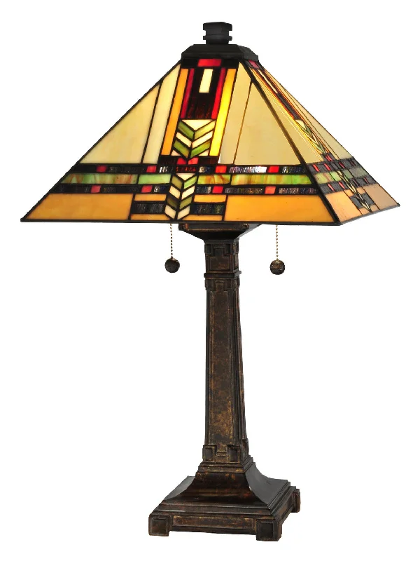 victorian style table lamps with ornate details for traditional homesTwo Light Table Lamp