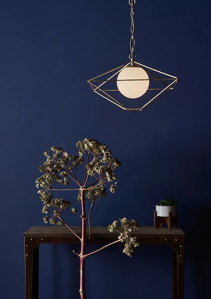 Scandinavian Style Ceiling Lights with Light Wood AccentsDar Orsini Pendant Old Gold