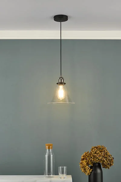 Modern Minimalist Ceiling Lights for Contemporary InteriorsDar Ray Pendant Antique Brass Clear Glass Modern Minimalist Ceiling Lights for Contemporary InteriorsDar Ray Pendant Antique Brass Clear Glass