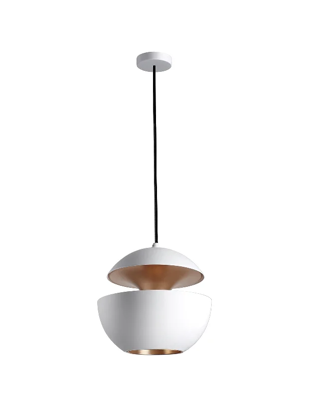 Contemporary Ceiling Lights with Unique, Abstract ShapesDCW Editions HERE COMES THE SUN 250 Pendant White & Copper Contemporary Ceiling Lights with Unique, Abstract ShapesDCW Editions HERE COMES THE SUN 250 Pendant White & Copper