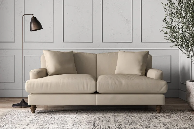 Scandinavian Style Ceiling Lights with Light Wood AccentsDeni Medium Sofa - Recycled Cotton Stone