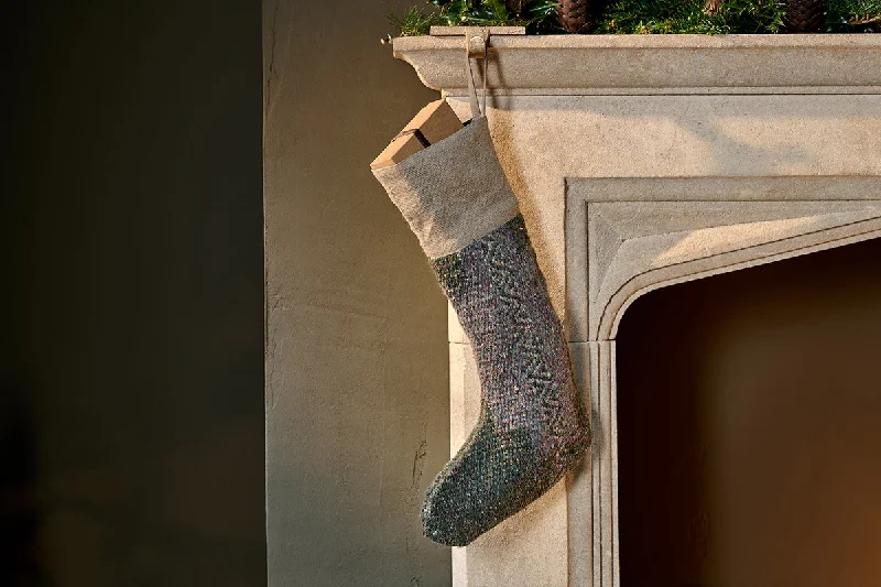 Steampunk Ceiling Lights with Gears, Cogs, and Brass AccentsDhanda Recycled Wool Stocking - Moss & Natural