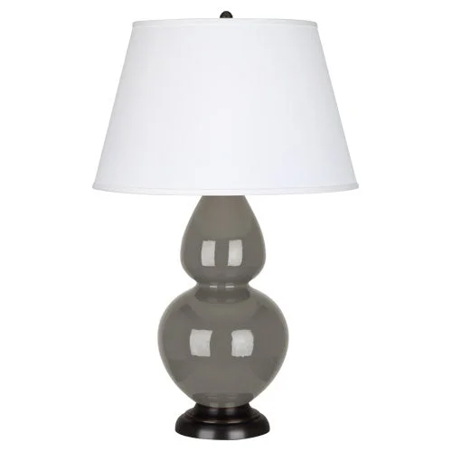 crystal table lamps with dazzling prisms for a glamorous effectDouble Gourd Ash Glazed Table Lamp