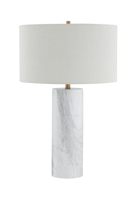 leather table lamps with a distressed texture for a rugged charmEcho White Marble Table Lamp leather table lamps with a distressed texture for a rugged charmEcho White Marble Table Lamp