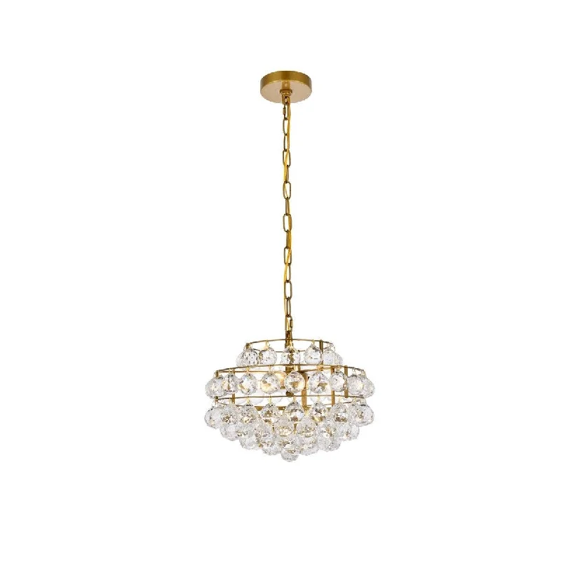 Moroccan Ceiling Lights with Colorful Stained Glass and Geometric CarvingsElegant Savannah 1106D14BR Pendant Light - Brass