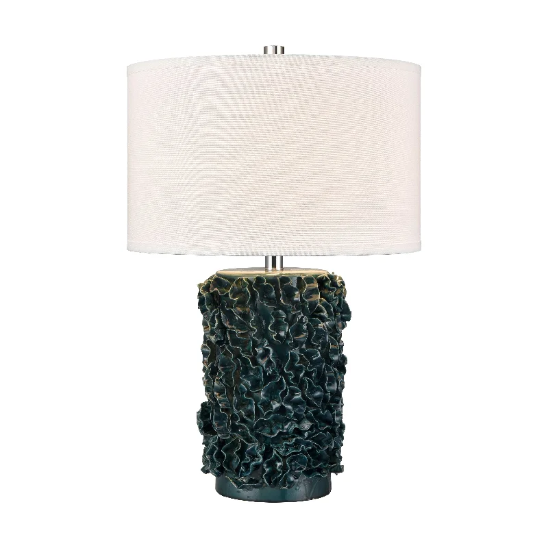 rustic farmhouse table lamps for cozy kitchensLarkin 25" High 1-Light Table Lamp